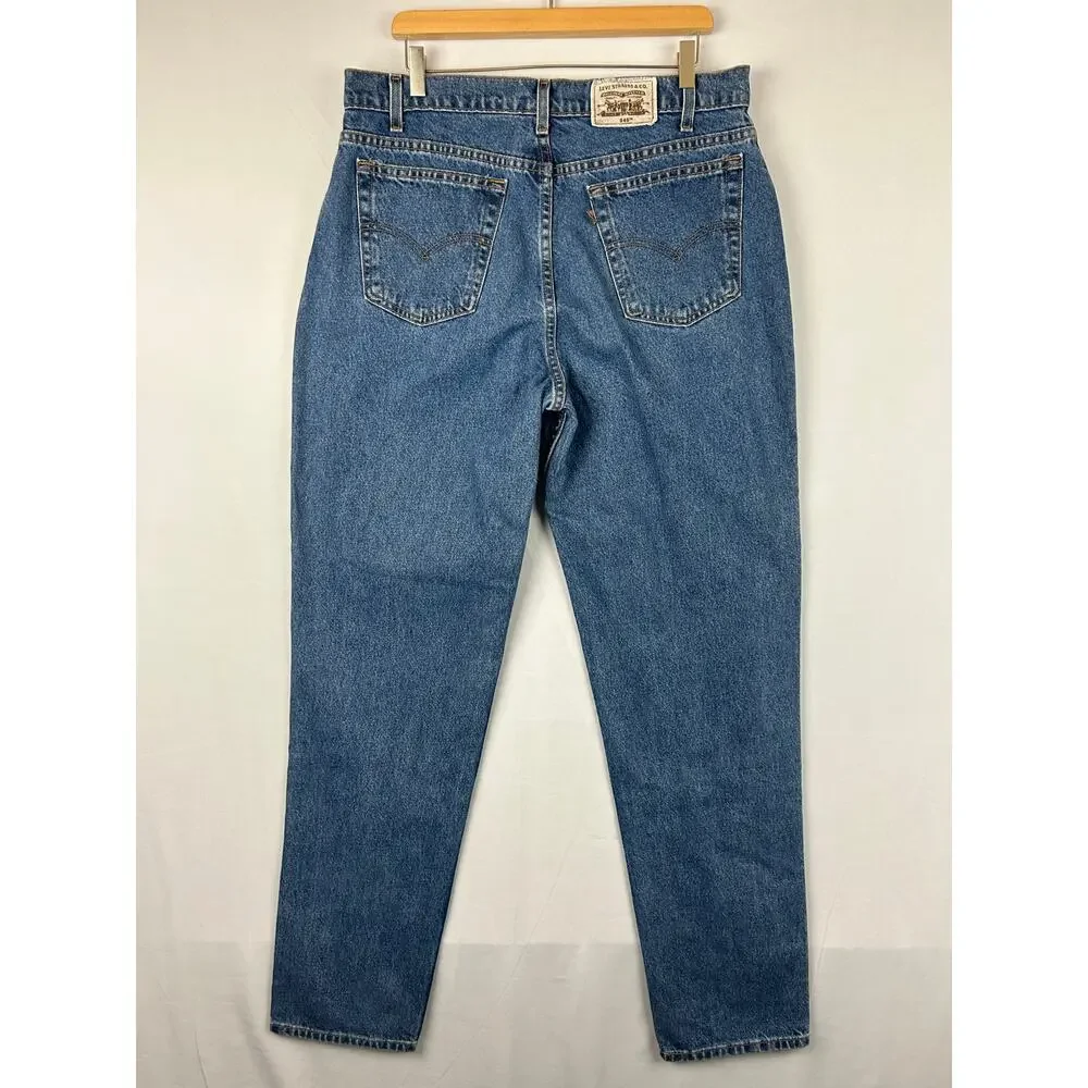 Levi's 545 Low Boot Cut Blue Denim Jeans Vintage 90s 1997 Men's Size 36x36